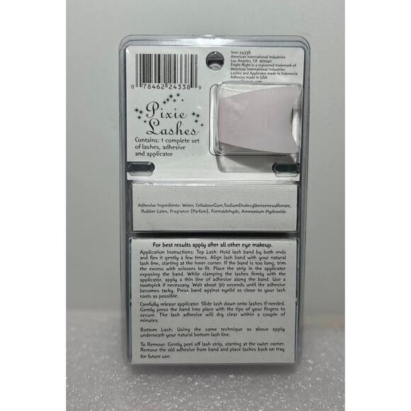 Fright Night Pixie Lashes set of 2 Adhesive Applicator Halloween Fun - Picture 2 of 2